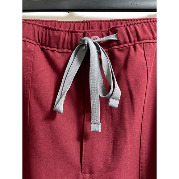 FIGS Technical Collection Scrub pants Maroon Red XL T Men’s Women’s straight leg - Picture 6 of 9